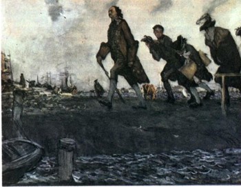 Петр первый с тростью